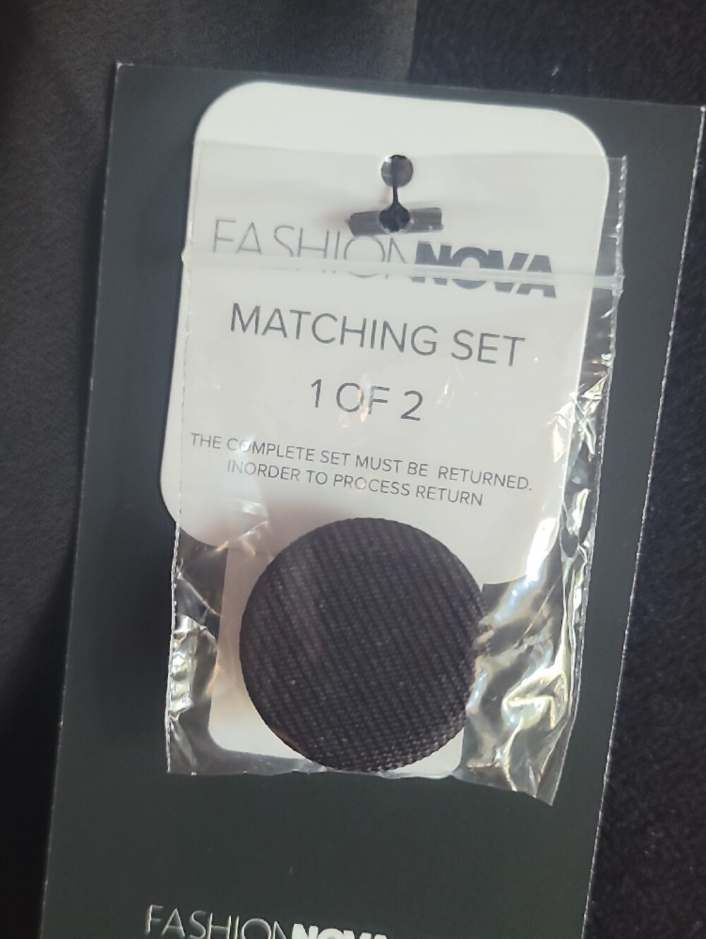 Fashion Nova Black & White Polka Dot PANT SUIT NEW WITH TAG SIZE L - Picture 14 of 16